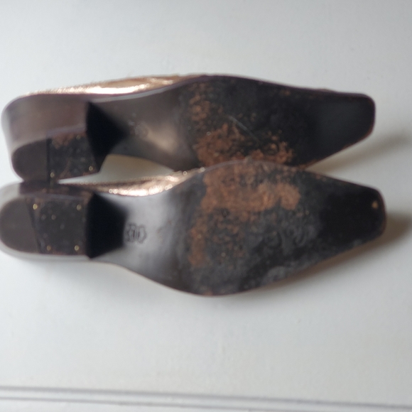 Jessica Bennet. Metallic Western Cowboy Mules - Picture 4 of 4